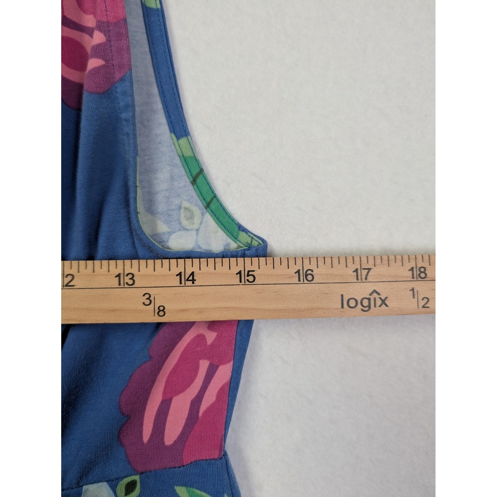 Matilda Jane‎ Womens Maxi Dress Size S Floral Ruffle Hem Blue - Picture 5 of 6